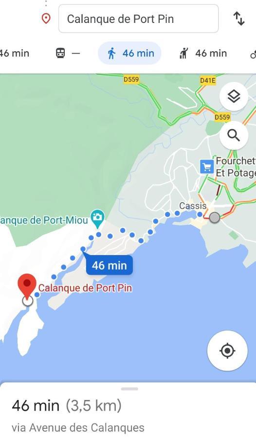 Appartement Au Coeur De Cassis Vue Sur Le Parc Exterior foto